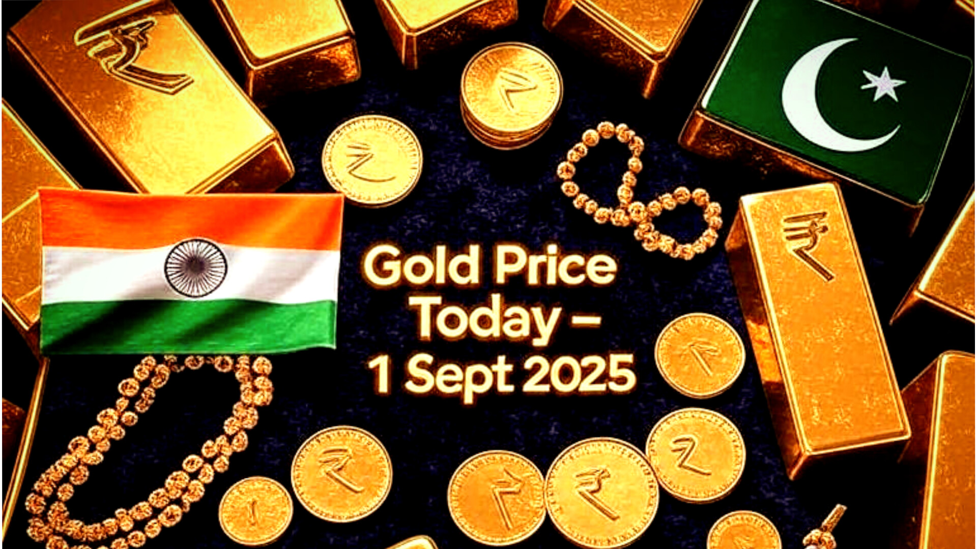 Gold Price Today: For buyers Shock Update! Latest Gold Rates in India and Pakistan – 1 Sept 2025