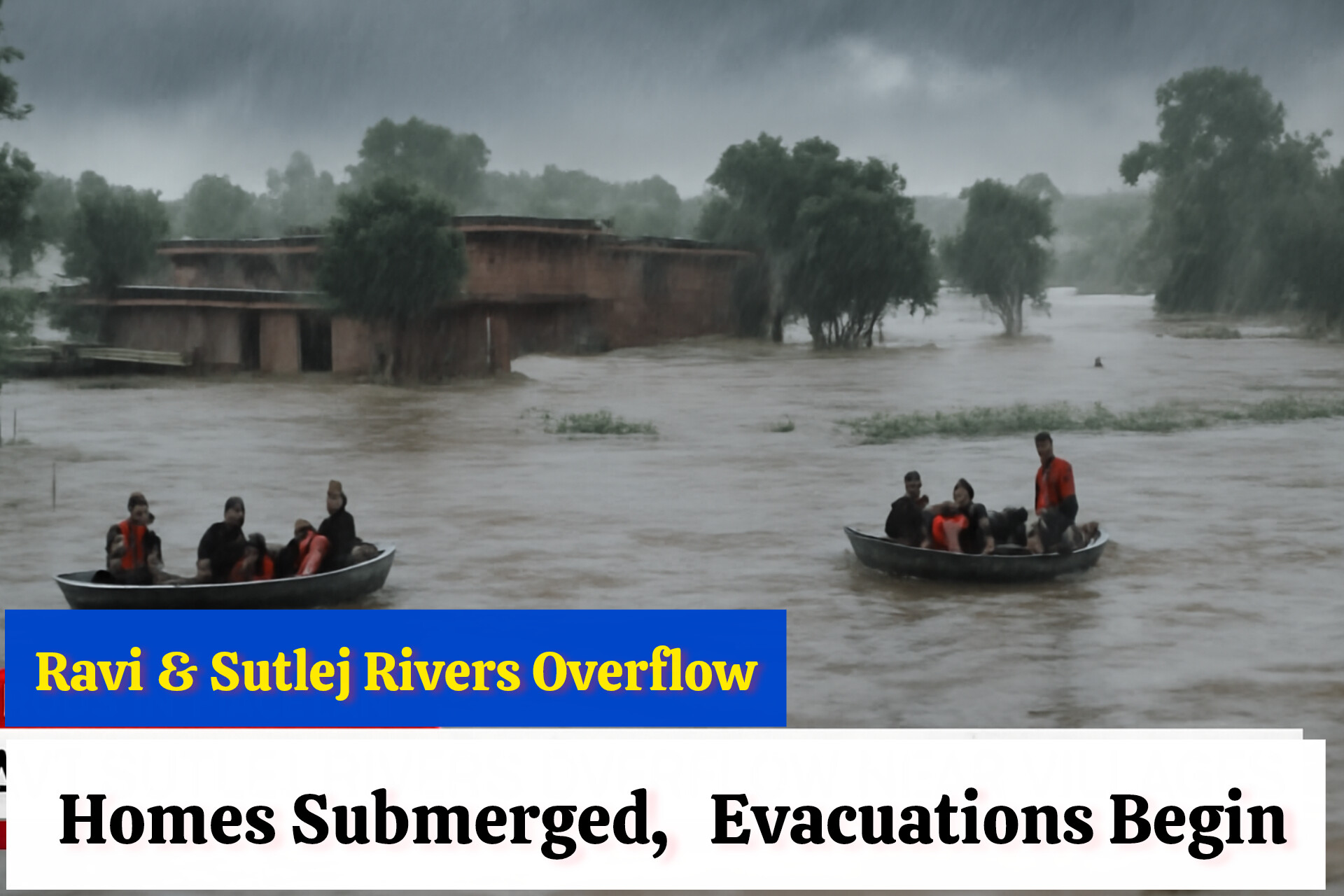 Punjab on High Alert: Ravi & Sutlej Rivers Flood Situation – CM Issues Urgent Warning